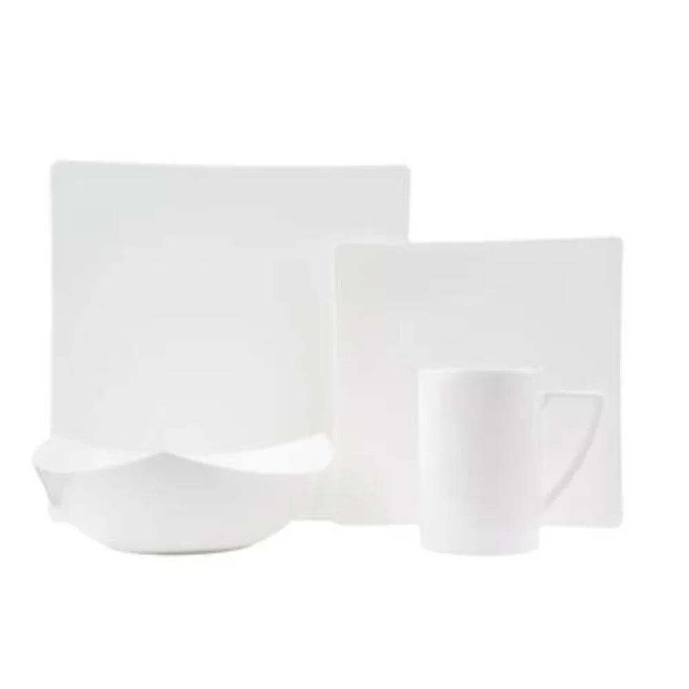Red Vanilla Extreme White 12-piece Dinner Set - Picture 1 of 1